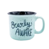 Bearly Awake Blue Ceramic Mug