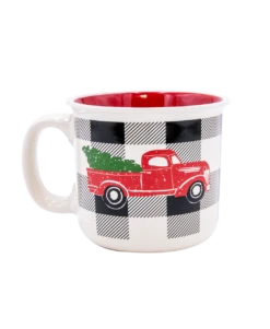 Truck Plaid Mug