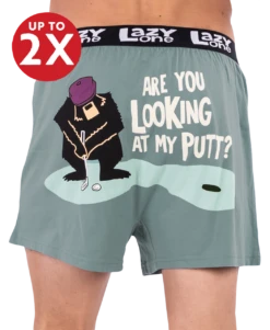 Looking At My Putt? Men's Funny Boxer
