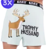 Trophy Husband Men's Funny Boxer
