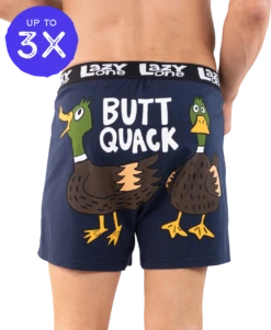 Butt Quack Men's Duck Funny Boxer