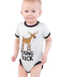 Young Buck Deer Infant Creeper Onesie