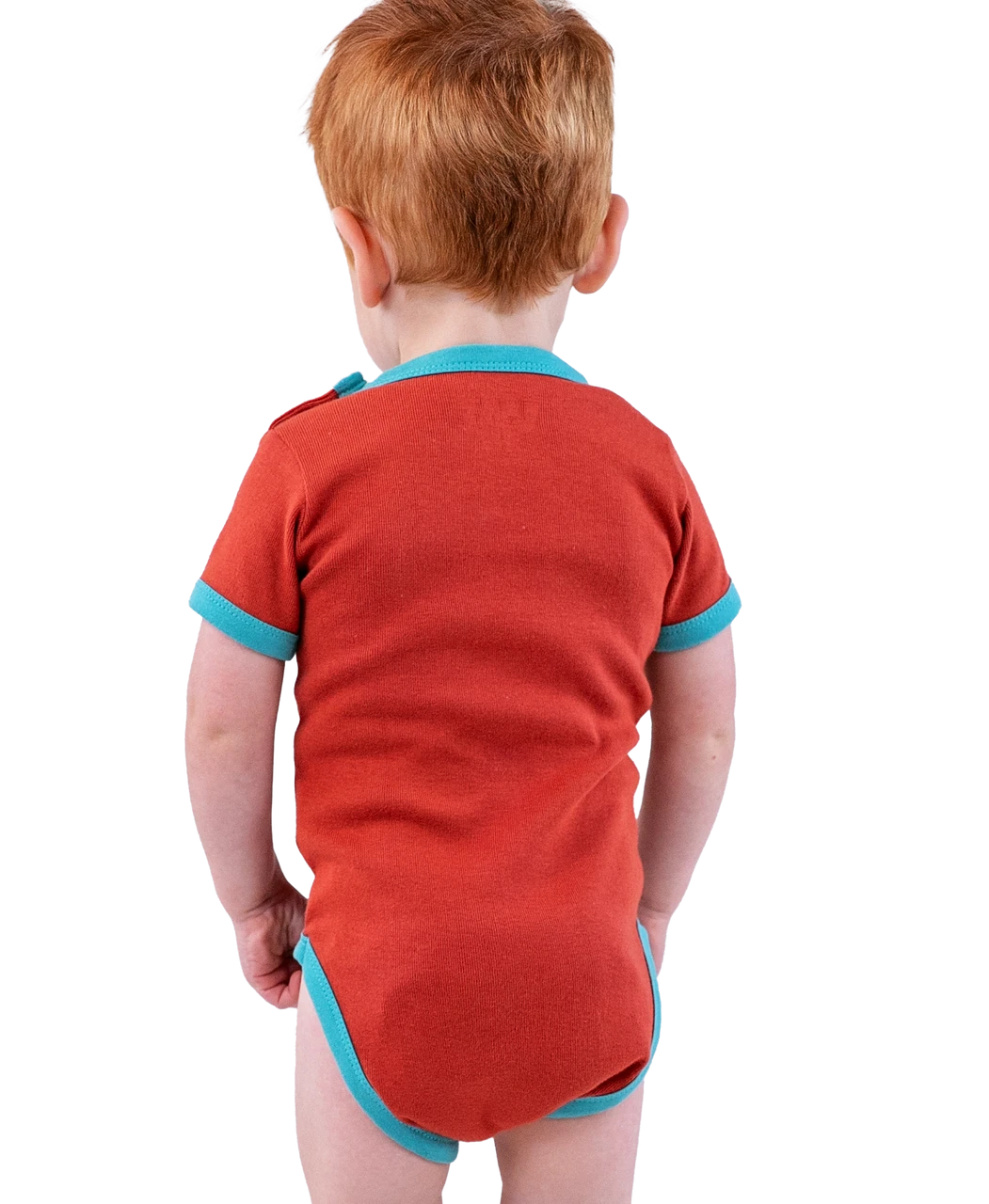 Don't Moose Orange Infant Creeper Onesie 3 Don't Moose Orange Infant Creeper Onesie - Image 3