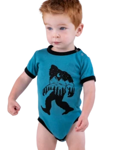Mountain Bigfoot Infant Onesie Creeper