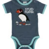 Stud Puffin Blue Infant Creeper