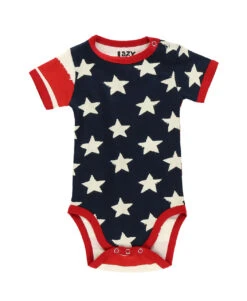 Stars & Stripes Infant Creeper Onesie 8 Stars & Stripes Infant Creeper Onesie -Lazyone Shop CR710 AMZ FL1F01 85172.1697035609