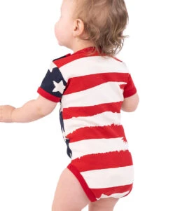 Stars & Stripes Infant Creeper Onesie 7 Stars & Stripes Infant Creeper Onesie -Lazyone Shop CR710 AMZ MS1B01 69743.1697039316