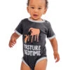 Pasture Bedtime Grey Horse Infant Creeper Onesie