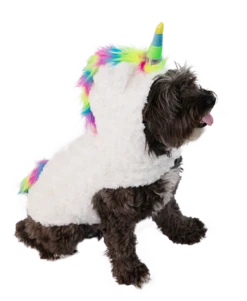 Unicorn Hooded Dog Costume
