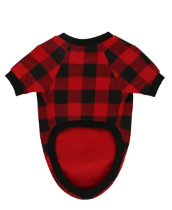 Red Plaid Dog Shirt -Lazyone Shop DS140 WEB FL1F01 60284.1697039703