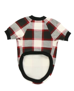 Black Plaid Dog Shirt -Lazyone Shop DS423 WEB FL1B01 24323.1697035002