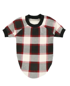 Black Plaid Dog Shirt -Lazyone Shop DS423 WEB FL1F01 06289.1697033767