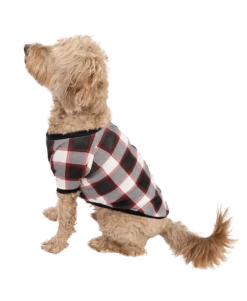Black Plaid Dog Shirt