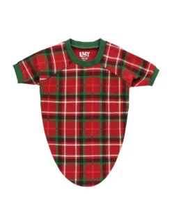 Christmas Plaid Dog Shirt