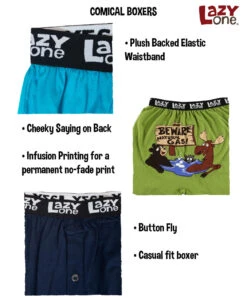 Butt Quack Men's Duck Funny Boxer -Lazyone Shop EBC B 50265.1697039441