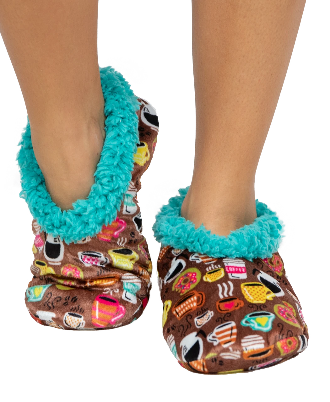 Latte Sleep Coffee Fuzzy Feet Slipper 1 Latte Sleep Coffee Fuzzy Feet Slipper