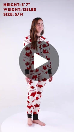 Canada Eh? Adult Onesie Flapjack -Lazyone Shop FJ475 THUMBNAIL 11995.1697035485