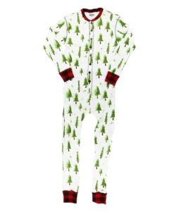 Evergreen Plaid Adult Onesie Flapjack -Lazyone Shop FJ984 WEB FL1F01 45190.1697034429