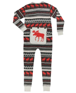 Cabin Moose Adult Onesie Flapjack -Lazyone Shop FJ987 WEB FL1B01 1 58980.1697038689