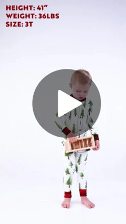 Evergreen Plaid Kid Onesie Flapjack -Lazyone Shop KFJ984 THUMBNAIL 27425.1697038146