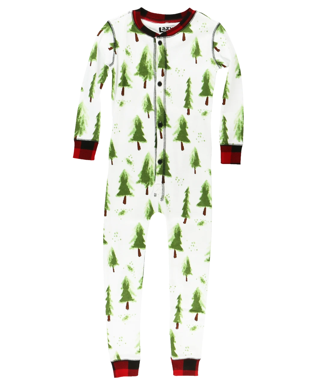 Evergreen Plaid Kid Onesie Flapjack 3 Evergreen Plaid Kid Onesie Flapjack - Image 3