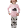 All Aboard Pink Kid's Long Sleeve PJ's