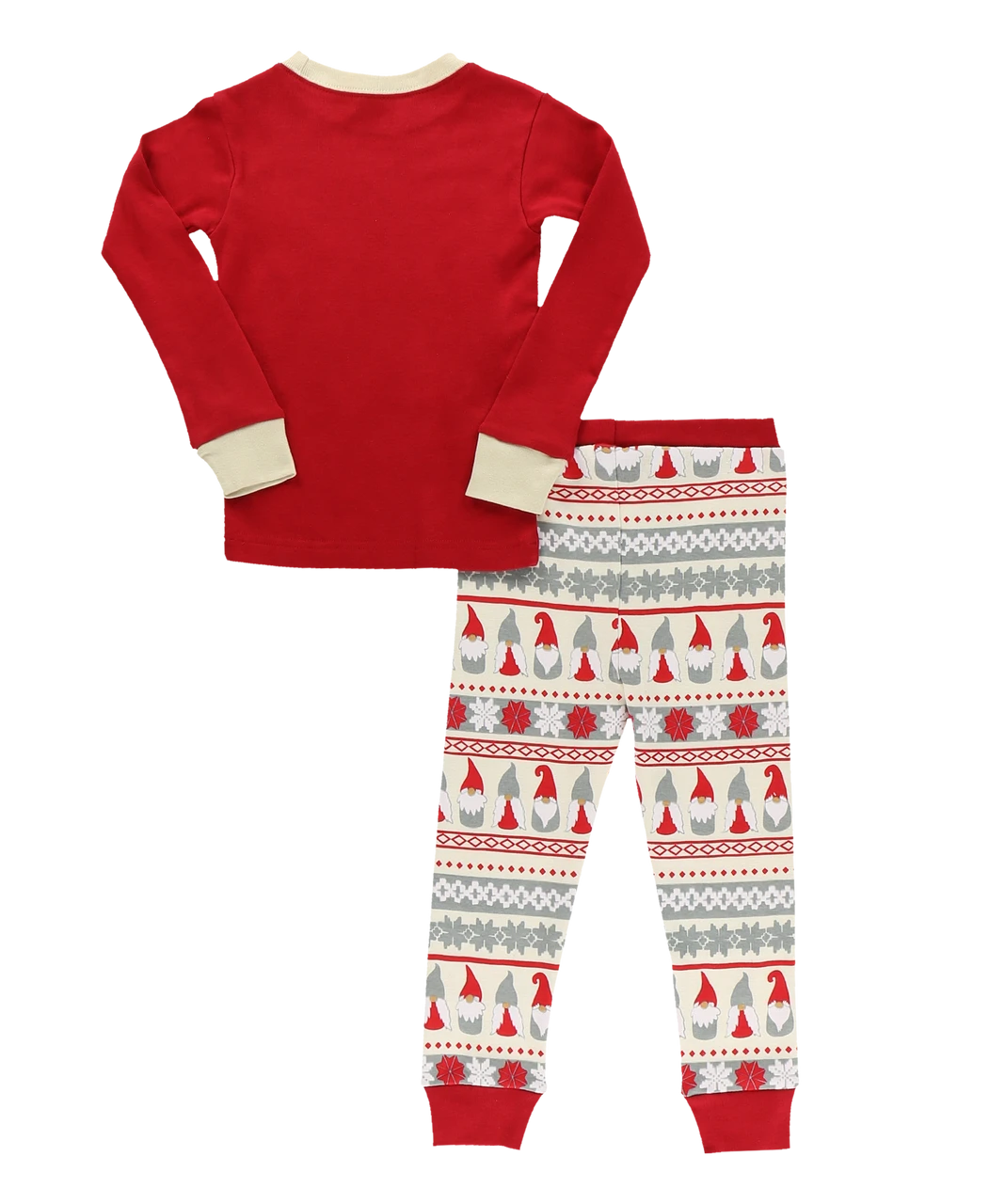 Gnome For The Holidays Kid's Long Sleeve PJ's 4 Gnome For The Holidays Kid's Long Sleeve PJ's - Image 4