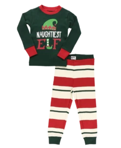 Naughtiest Elf Kid's Long Sleeve PJ's 6 Naughtiest Elf Kid's Long Sleeve PJ's -Lazyone Shop KID421c WEB FL1F01 63675.1697037211