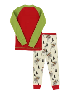 Moosletoe Kid's Long Sleeve PJ's 9 Moosletoe Kid's Long Sleeve PJ's -Lazyone Shop KID982 WEB FL1B01 64314.1697040157