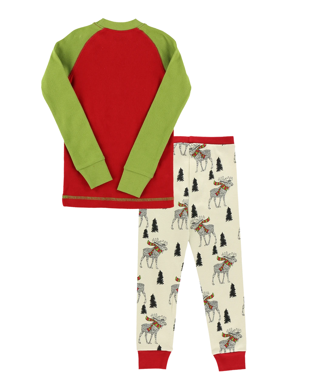 Moosletoe Kid's Long Sleeve PJ's 4 Moosletoe Kid's Long Sleeve PJ's - Image 4