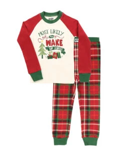 Most Likely Wake First Kid's Long Sleeve PJ's 6 Most Likely Wake First Kid's Long Sleeve PJ's -Lazyone Shop KID997 AMZ FL1F01 58928.1697039526