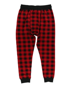 Red Plaid Men's Long Johns -Lazyone Shop LJ140 WEB FL1B01 copy 50466.1697038733