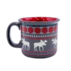 Moose Fair Isle Ceramic Mug