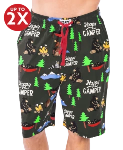 Happy Camper Men's Pajama Shorts