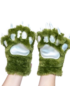 Green Dino Kid And Adult Paw Mitt