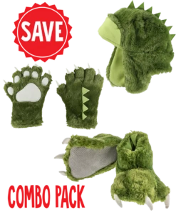 Green Dino Kid And Adult Wild Thing Combo Pack