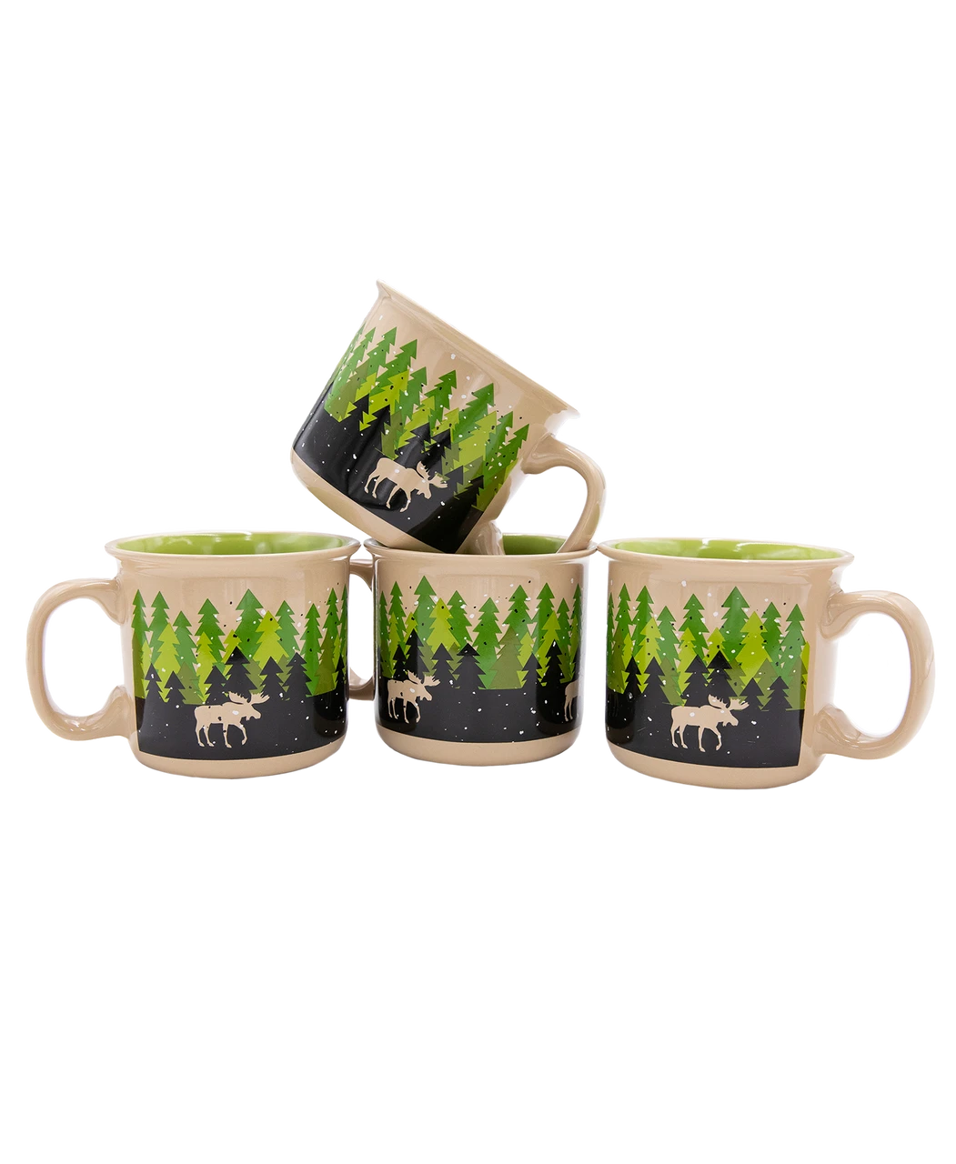 Forest Ceramic Mug 4 Pack 1 Forest Ceramic Mug 4 Pack