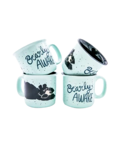 Bearly Awake Ceramic Mug 4 Pack
