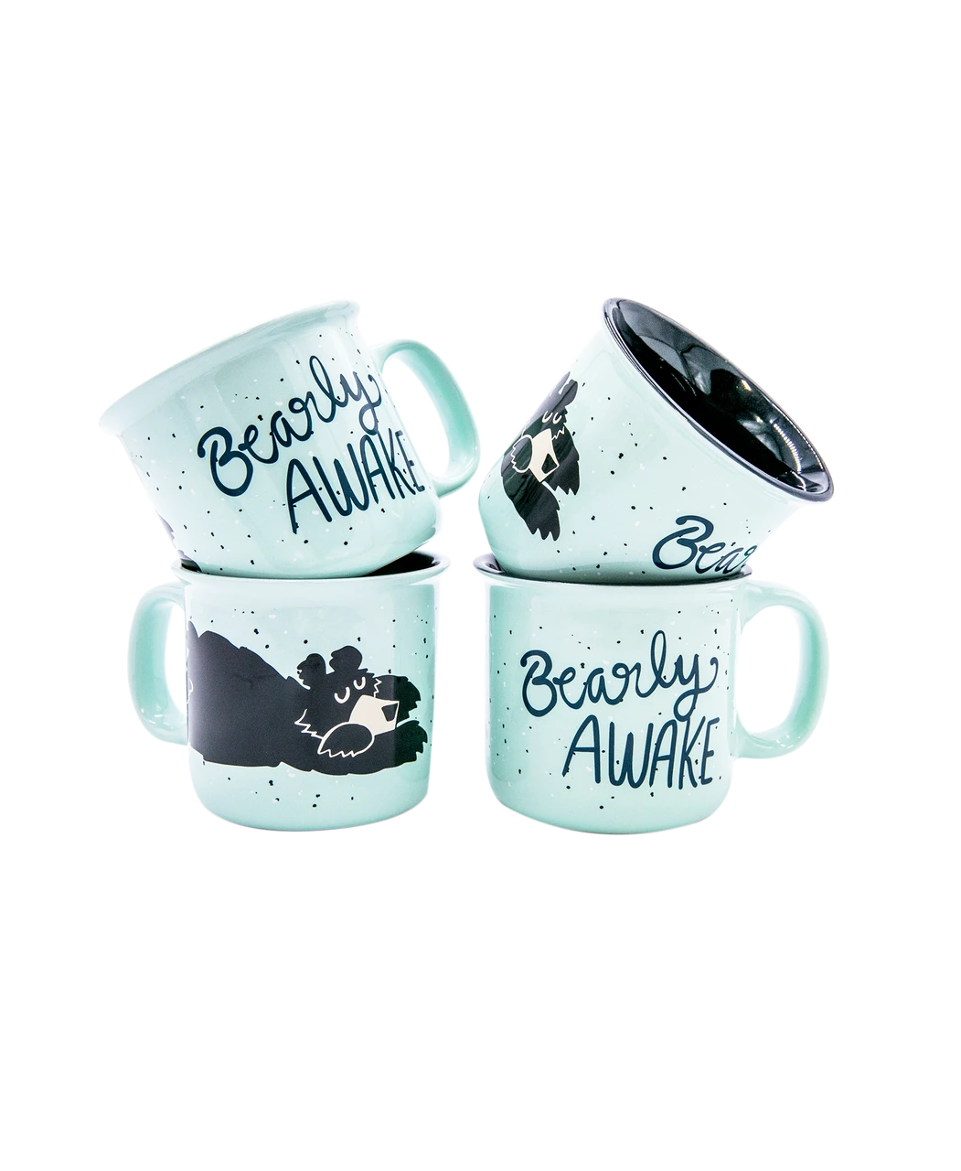 Bearly Awake Ceramic Mug 4 Pack 1 Bearly Awake Ceramic Mug 4 Pack