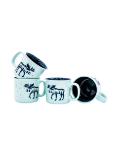 Mountain Moose Ceramic Mug 4 Pack