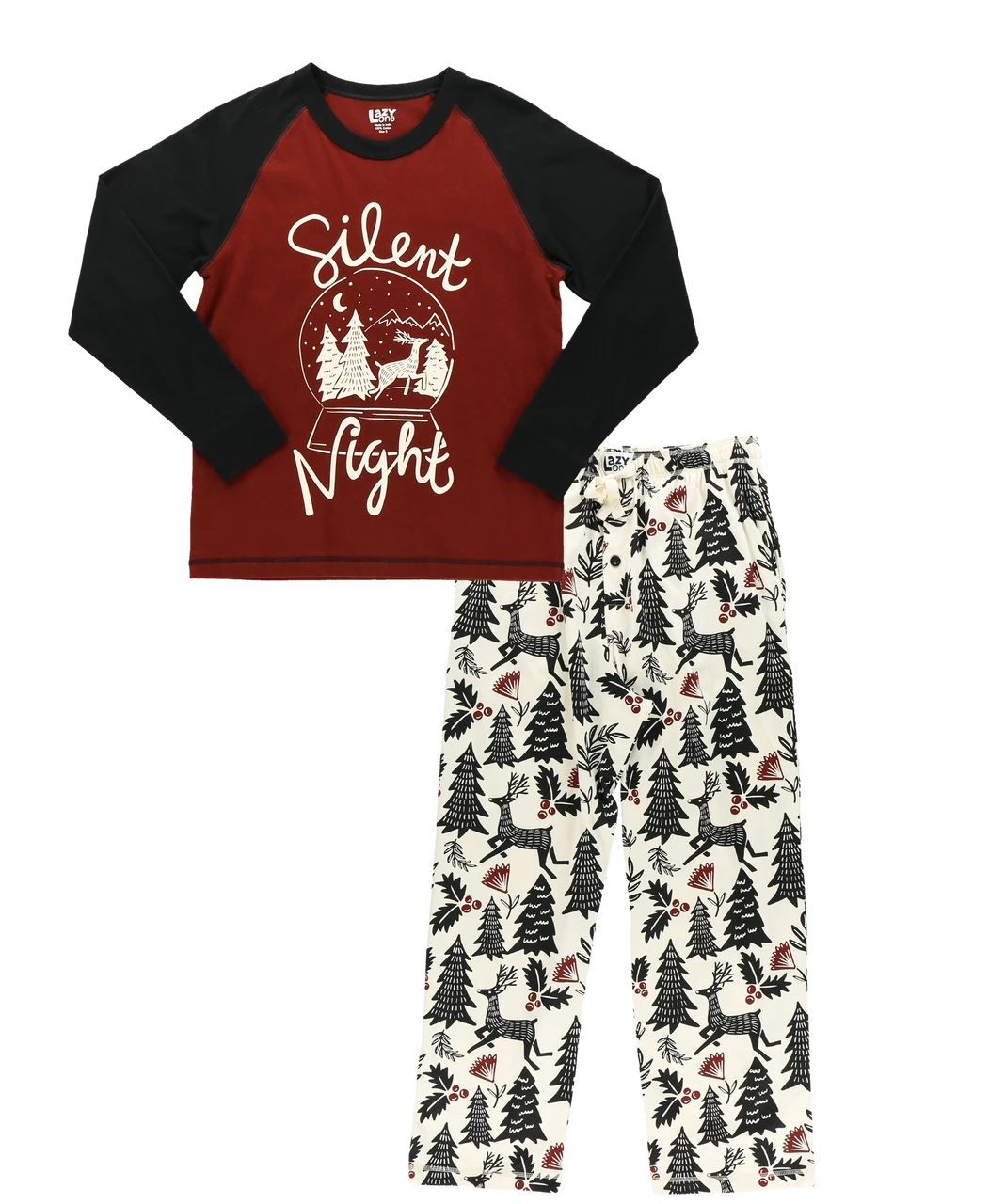 Silent Night Men's Long Sleeve Pajama Set 3 Silent Night Men's Long Sleeve Pajama Set - Image 3