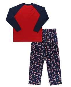 Candy Cane Men's Christmas Long Sleeve PJ Set 7 Candy Cane Men's Christmas Long Sleeve PJ Set -Lazyone Shop QMS0418 WEB FL1B01 61268.1697036655