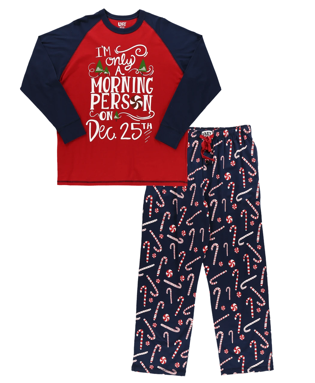 Candy Cane Men's Christmas Long Sleeve PJ Set 3 Candy Cane Men's Christmas Long Sleeve PJ Set - Image 3