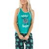 Turtley Awesome Women's Turtle Bermuda Short & Tank Set