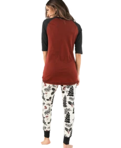 Silent Night Women's Reindeer Legging Set -Lazyone Shop QWS0416 WEB MS1B01 48541.1697035110
