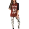 Silent Night Women's Reindeer Legging Set