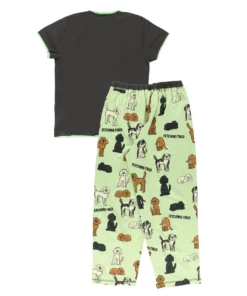 Fetching Tired Women's Regular Fit Dog PJ Set -Lazyone Shop QWS0907 WEB FL1B01 43677.1697037644
