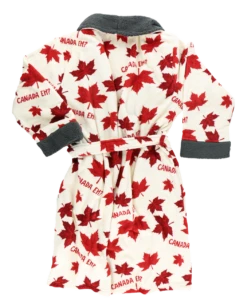 Canada Eh? Women's Bathrobe -Lazyone Shop RB475 WEB FL1B01 1 28704.1697036438