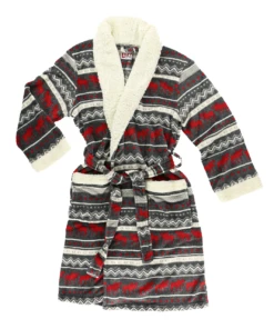 Cabin Moose Women's Bathrobe 8 Cabin Moose Women's Bathrobe -Lazyone Shop RB987 WEB FL1F02 89857.1697037162