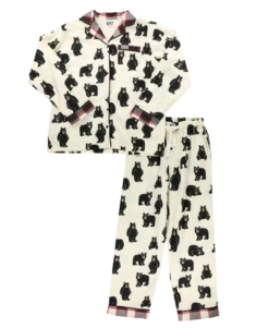 Family Bear Women's Button Down Pajama Set 7 Family Bear Women's Button Down Pajama Set -Lazyone Shop SET402 WEB FL1F01 63045.1697032810